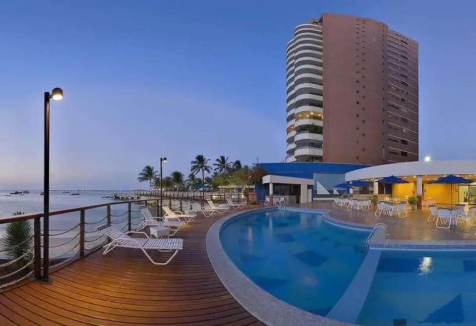FLAT IATE PLAZA na Beira Mar com vista mar Fortaleza (Ceara) Exterior foto